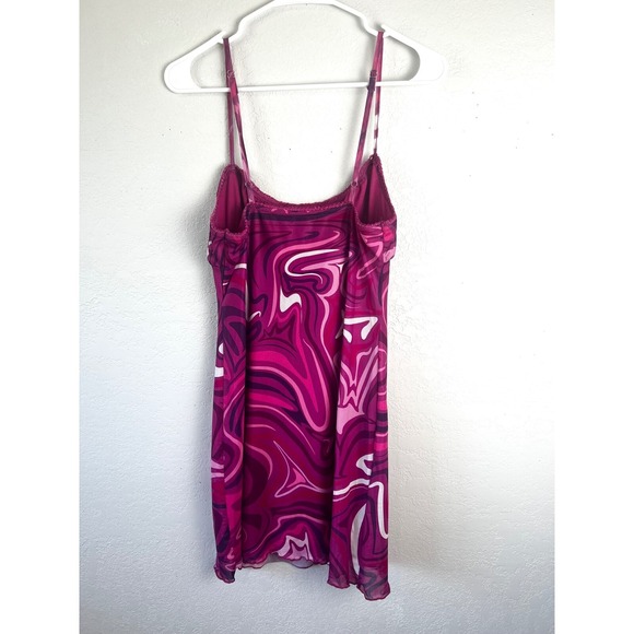 Princess Polly ROSEY MINI DRESS PINK US 8 Y2K Camo Skater - Picture 9 of 13